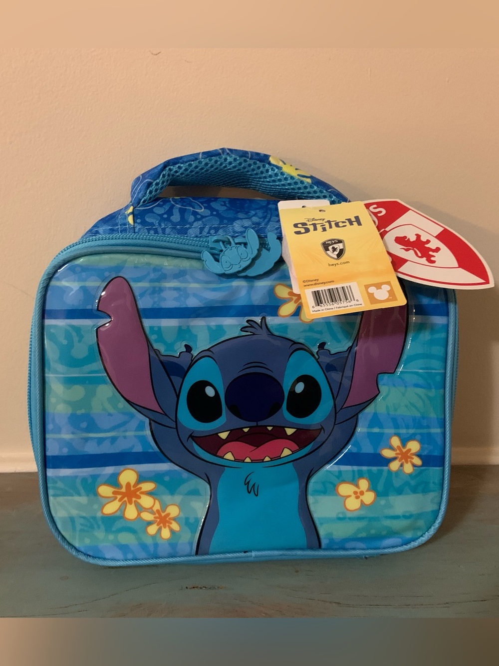 NEW Heys Disney Lilo & Stitch Blue Kids Character Lunch Bag